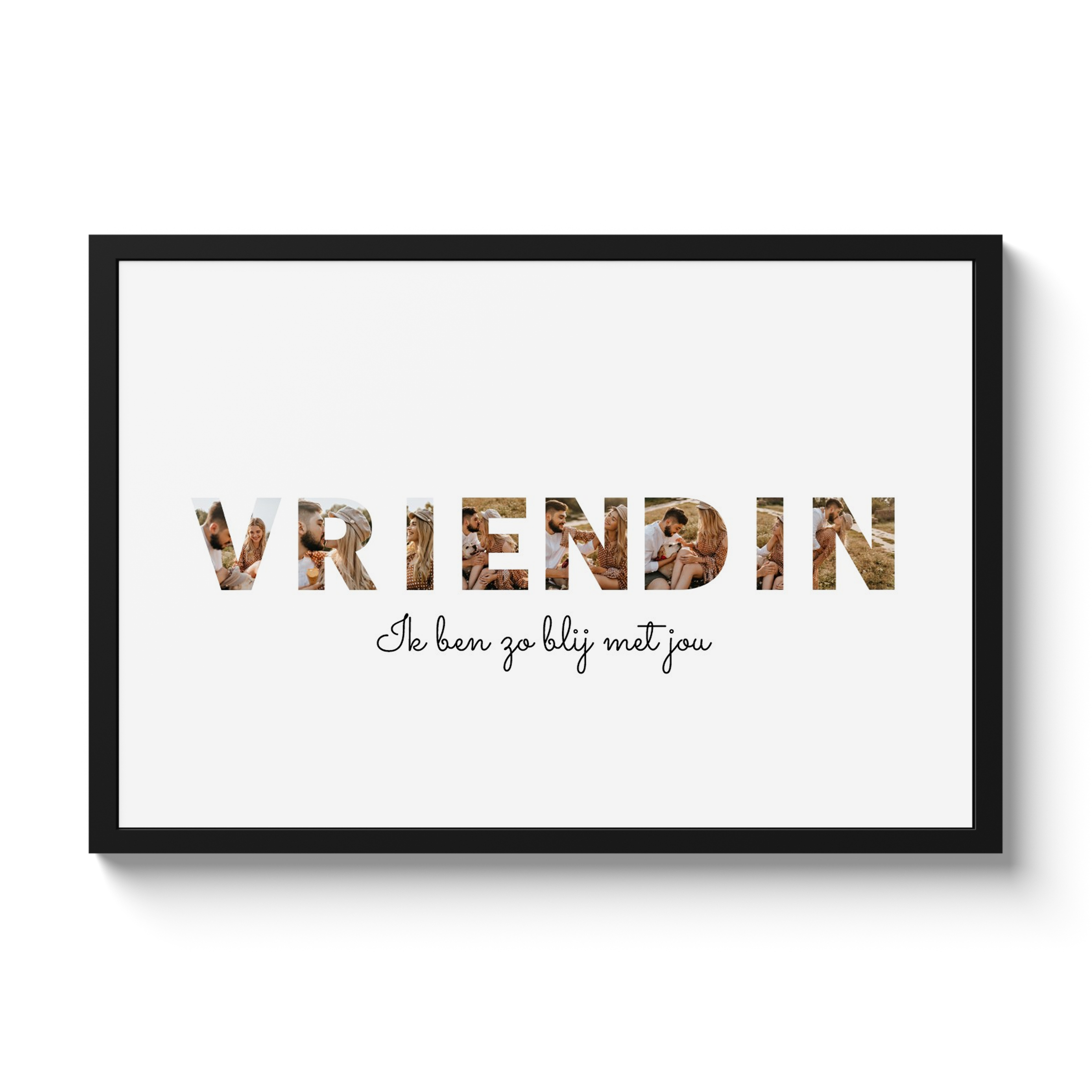 Poster met lijst – Vriendin