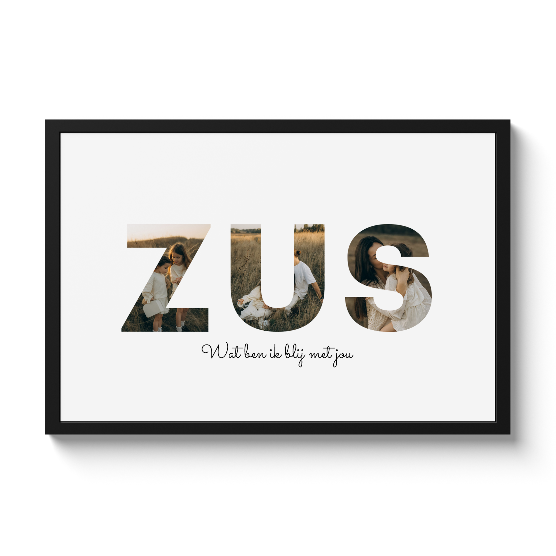 Poster met lijst - Zus