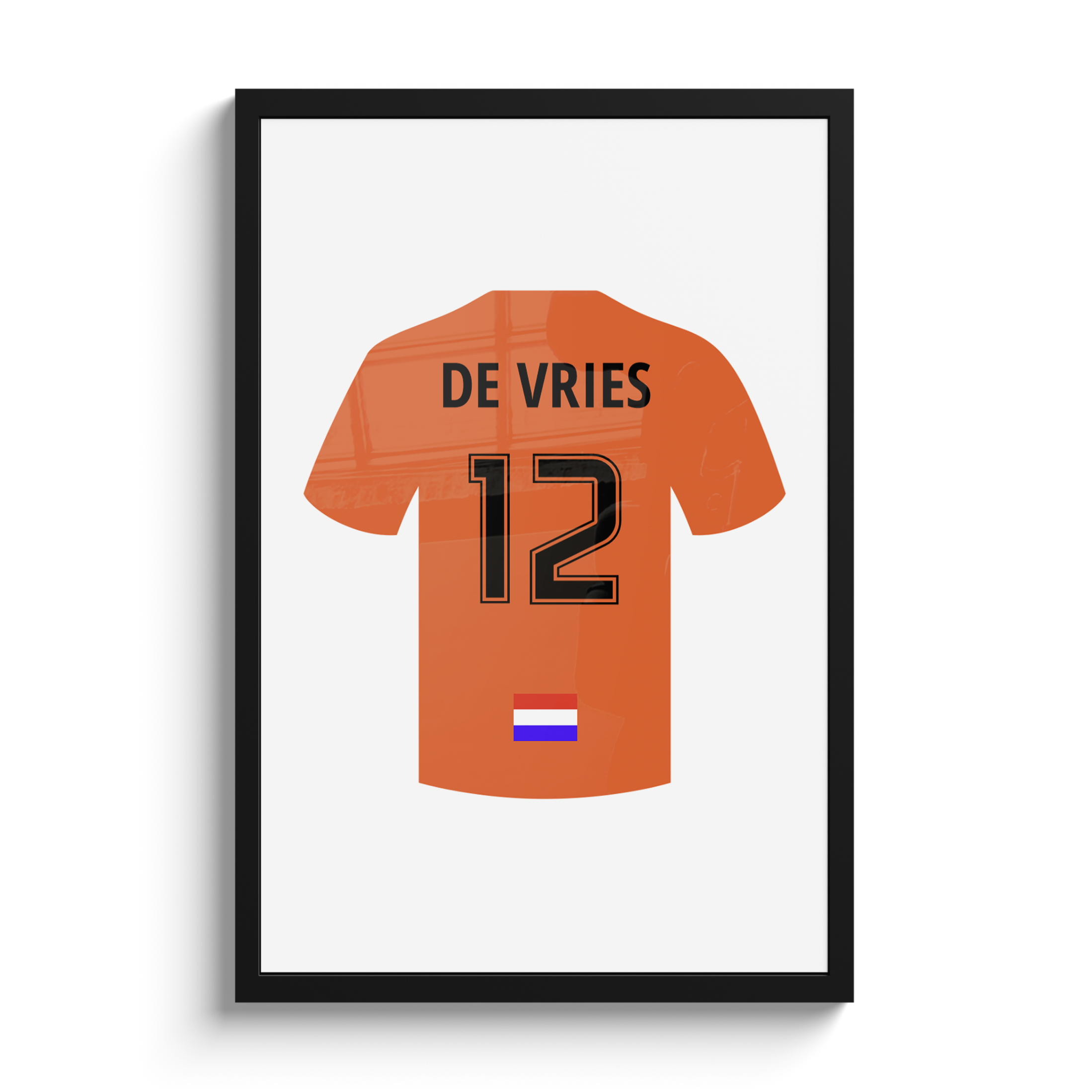 Poster met lijst - Voetbal shirtje