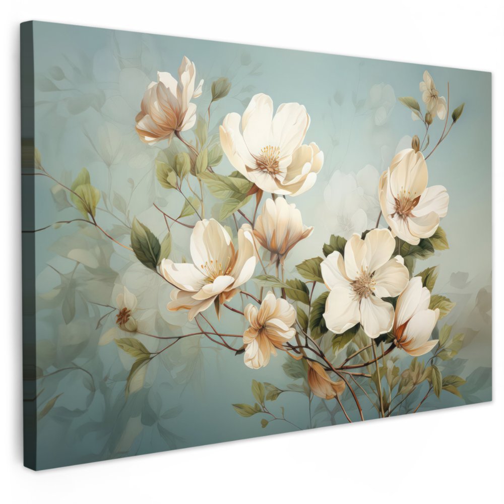 Canvas schilderij bloemen