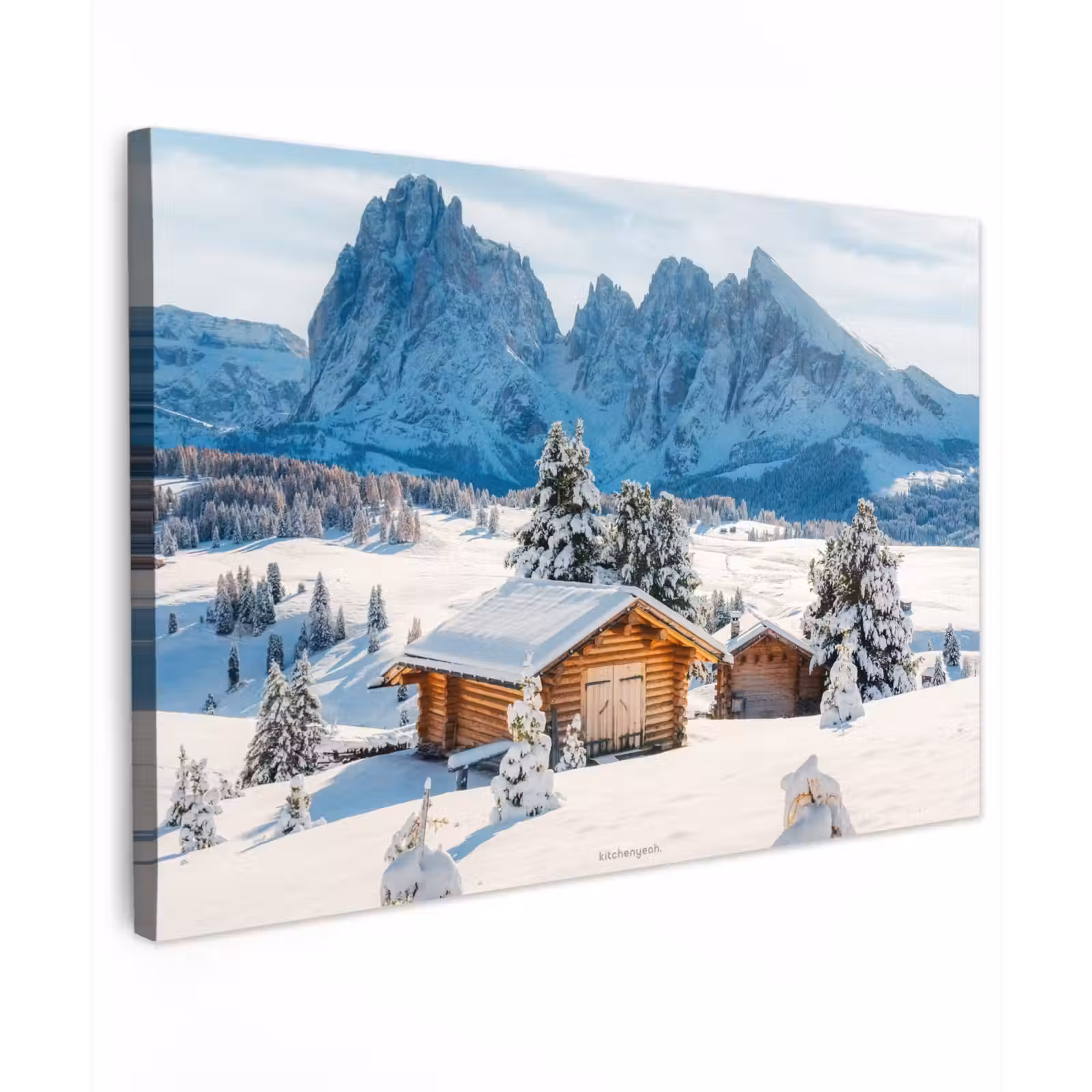 Canvas schilderij - Landschap - Winter - Sneeuw — 1