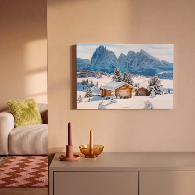 Canvas schilderij - Landschap - Winter - Sneeuw — 2
