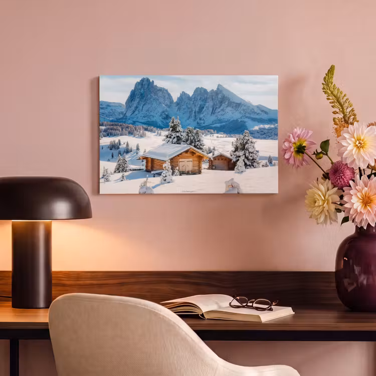 Canvas schilderij - Landschap - Winter - Sneeuw — 6