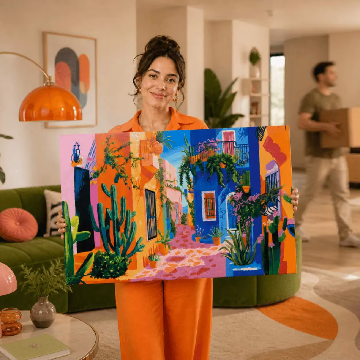canvas schilderij kleurrijk